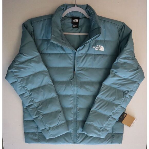 The North Face NF0A84HZ10M Men's Sz L Algae Blue Aconcagua 3 Puffer Jacket - Picture 9 of 10